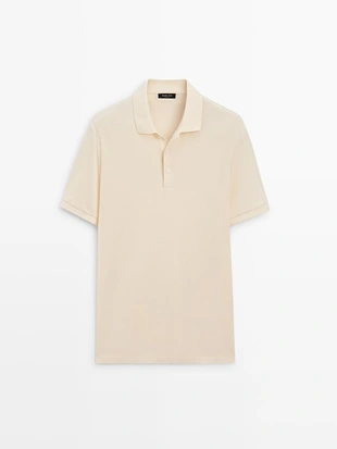 Поло из хлопка с коротким рукавом- Заказать в России