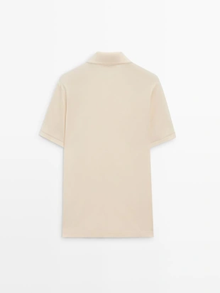 Поло из хлопка с коротким рукавом- Заказать в России