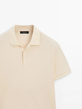 Поло из хлопка с коротким рукавом- Заказать в России