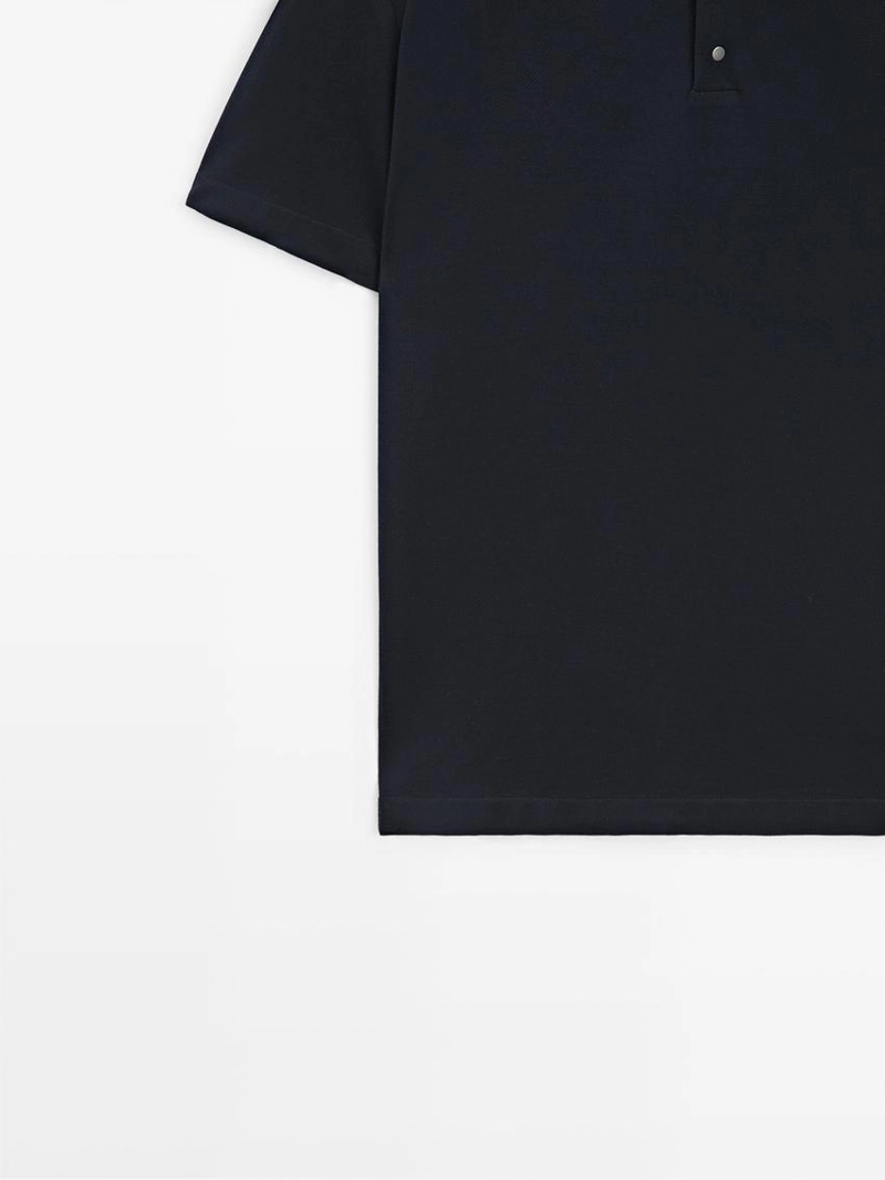 Поло из 100% хлопка с коротким рукавом