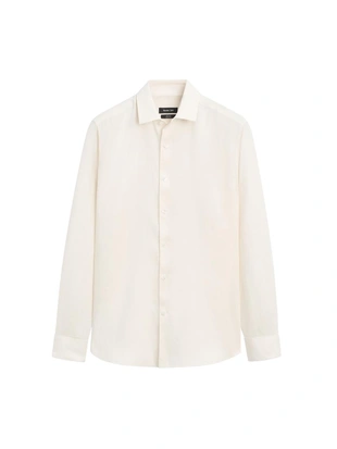 Рубашка из 100% льна- Заказать в России