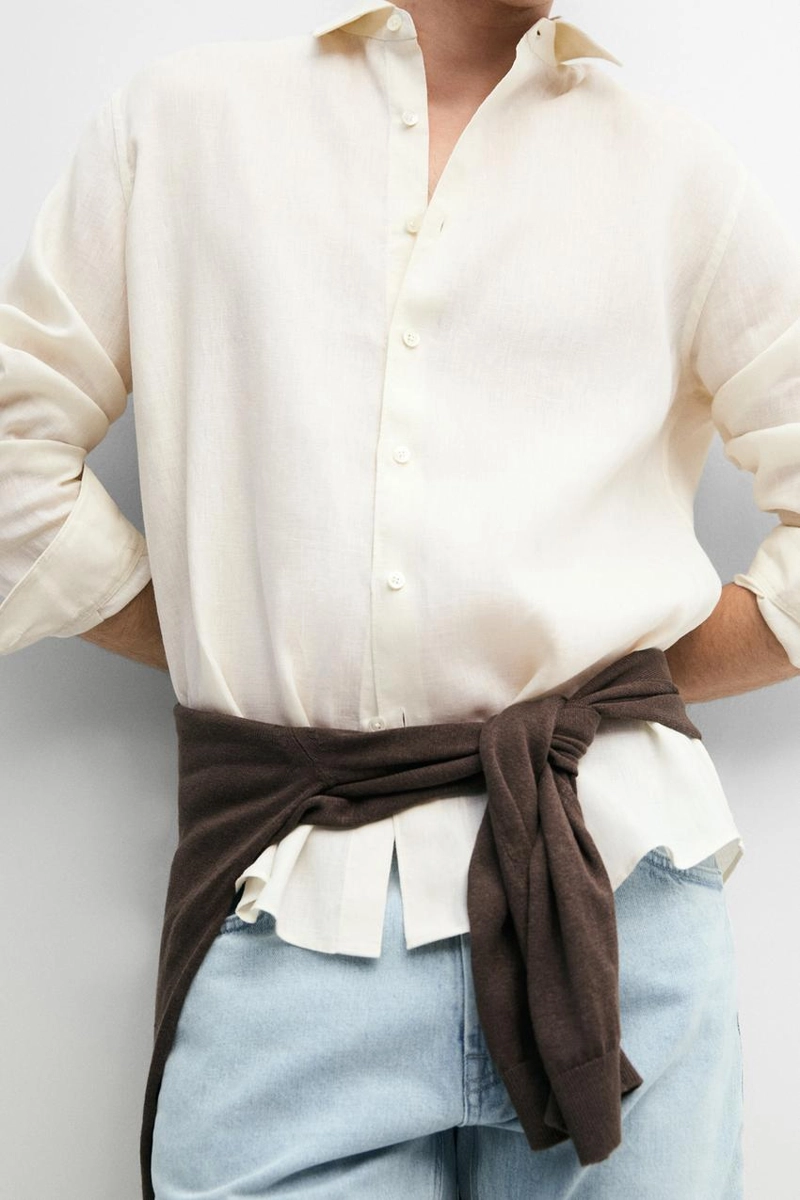 Рубашка из 100% льна