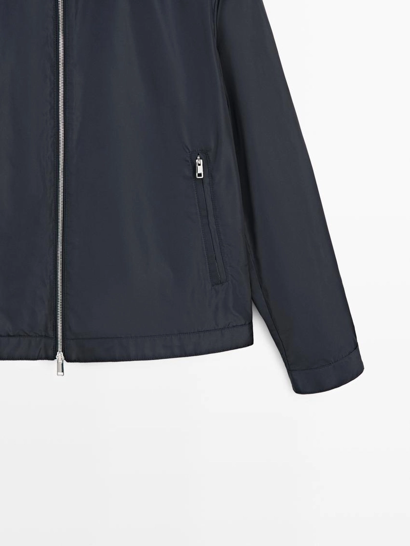 Куртка из технической ткани с коротким рукавом