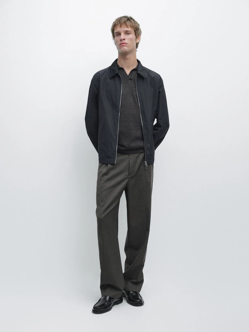 Куртка из технической ткани с коротким рукавом