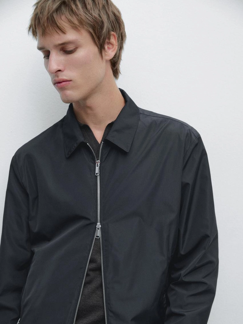 Куртка из технической ткани с коротким рукавом