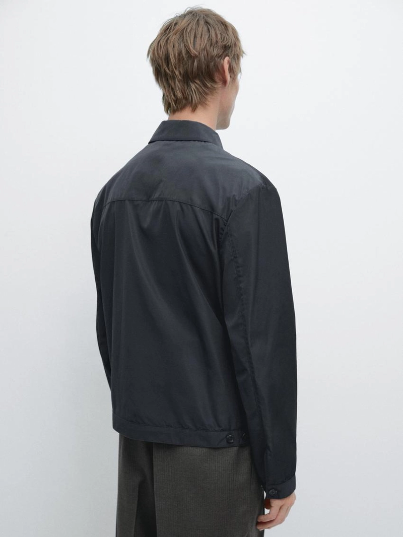 Куртка из технической ткани с коротким рукавом