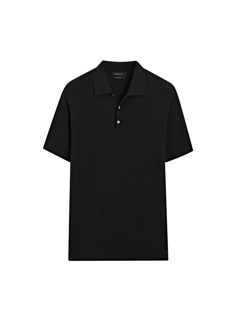 Поло-свитер из хлопка