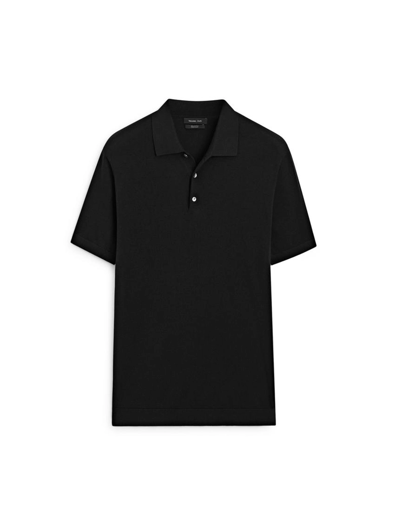 Поло-свитер из хлопка