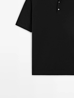 Поло-свитер из хлопка- Заказать в России