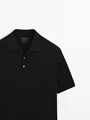 Поло-свитер из хлопка- Заказать в России