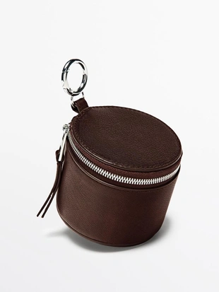 Сумка из овечьей кожи с отделкой наппа и стразами- Заказать в России