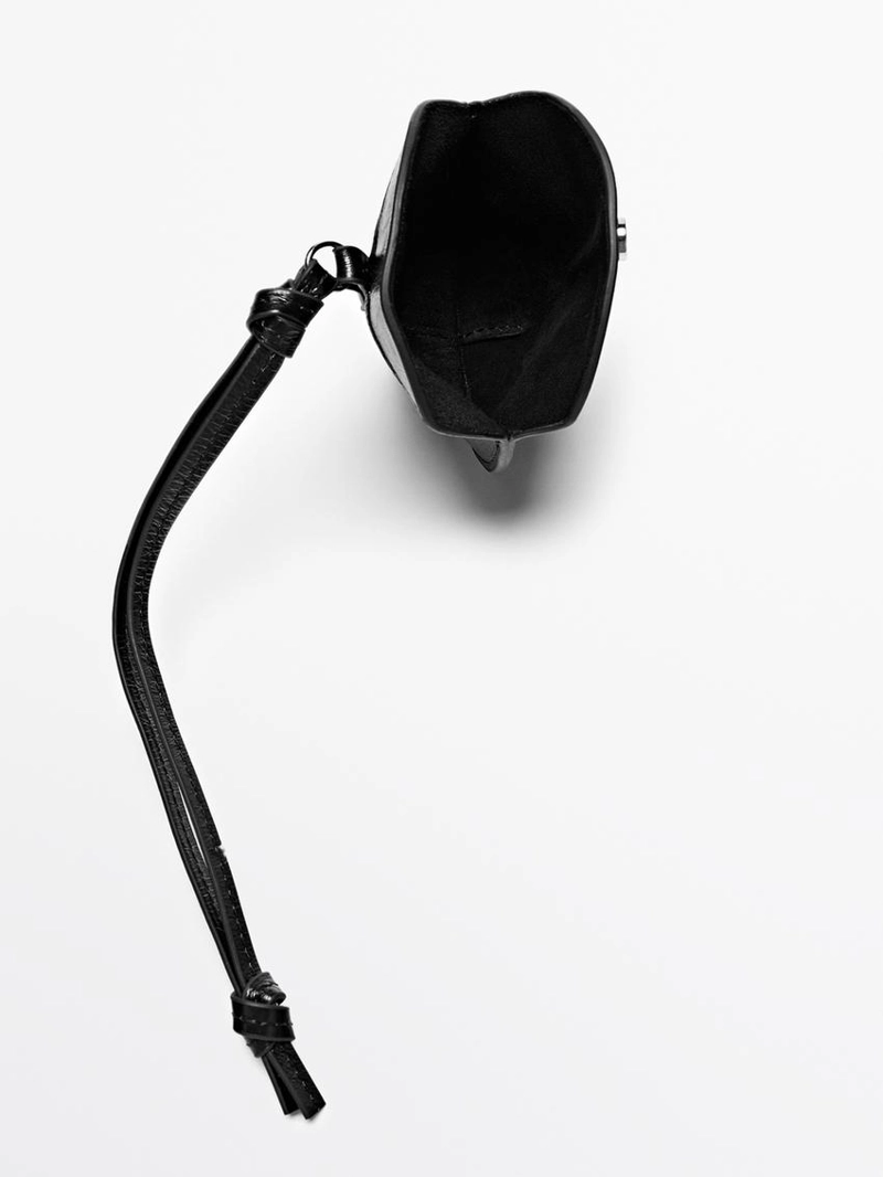 Чехол для airpods из складной кожи нубука