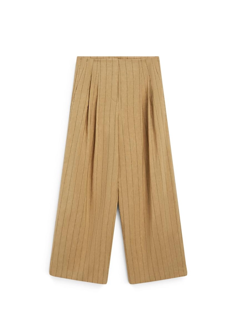 Широкие брюки с вытачками