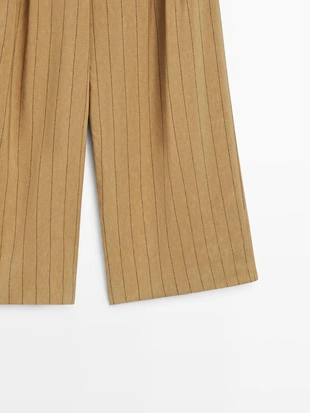 Широкие брюки с вытачками- Заказать в России