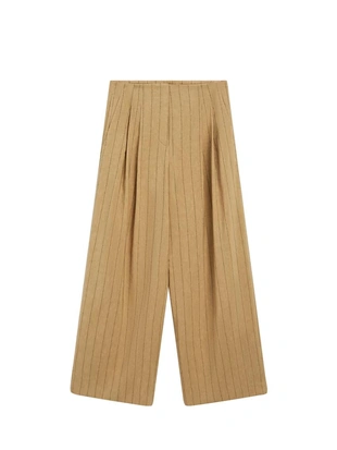 Широкие брюки с вытачками- Заказать в России