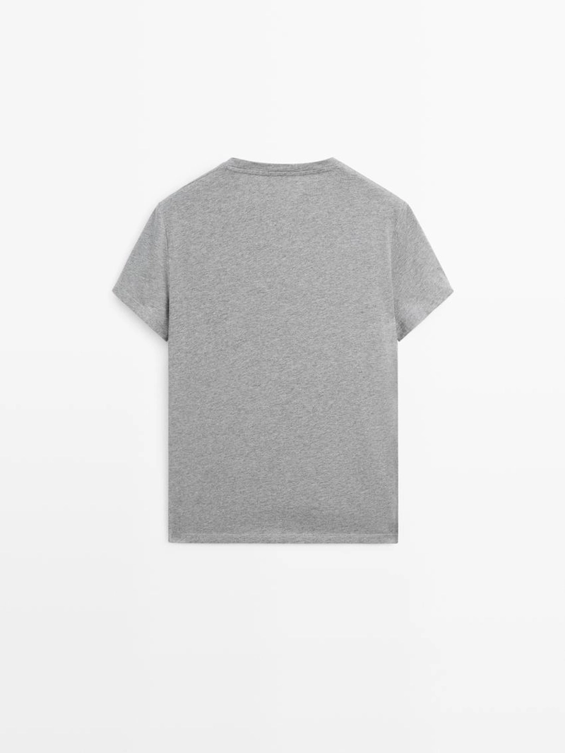 100% хлопковая футболка с коротким рукавом из трикотажа