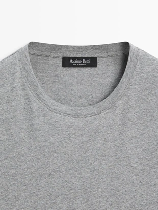 100% хлопковая футболка с коротким рукавом из трикотажа- Заказать в России