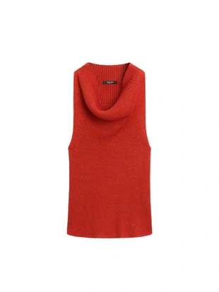 Топ из хлопка с воротником лодочкой- Заказать в России