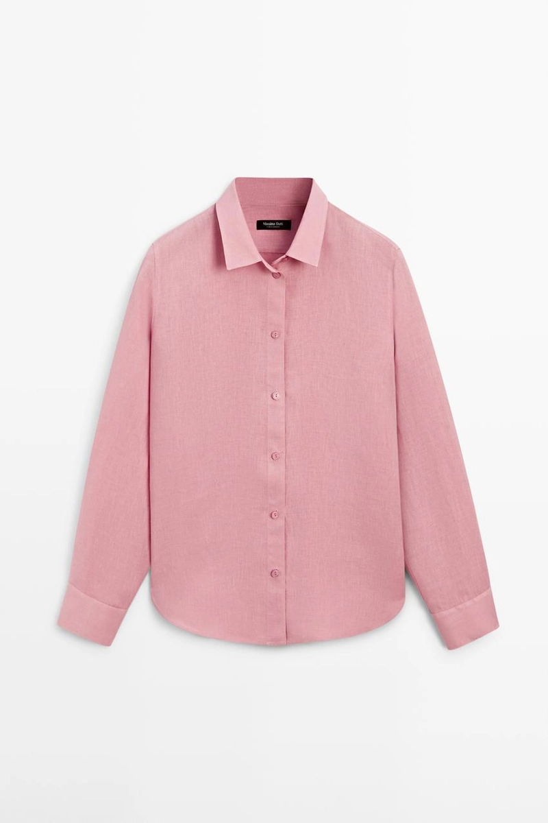 Рубашка из 100% льна flowing