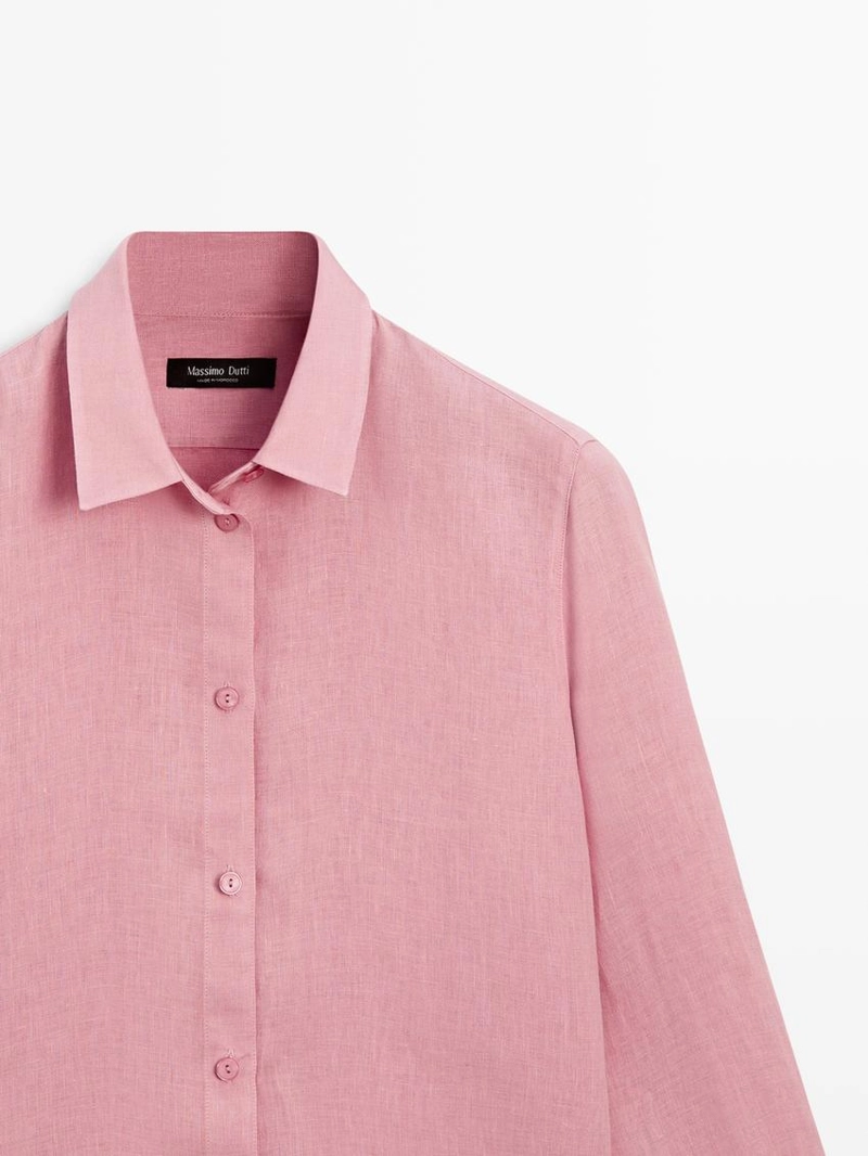 Рубашка из 100% льна flowing