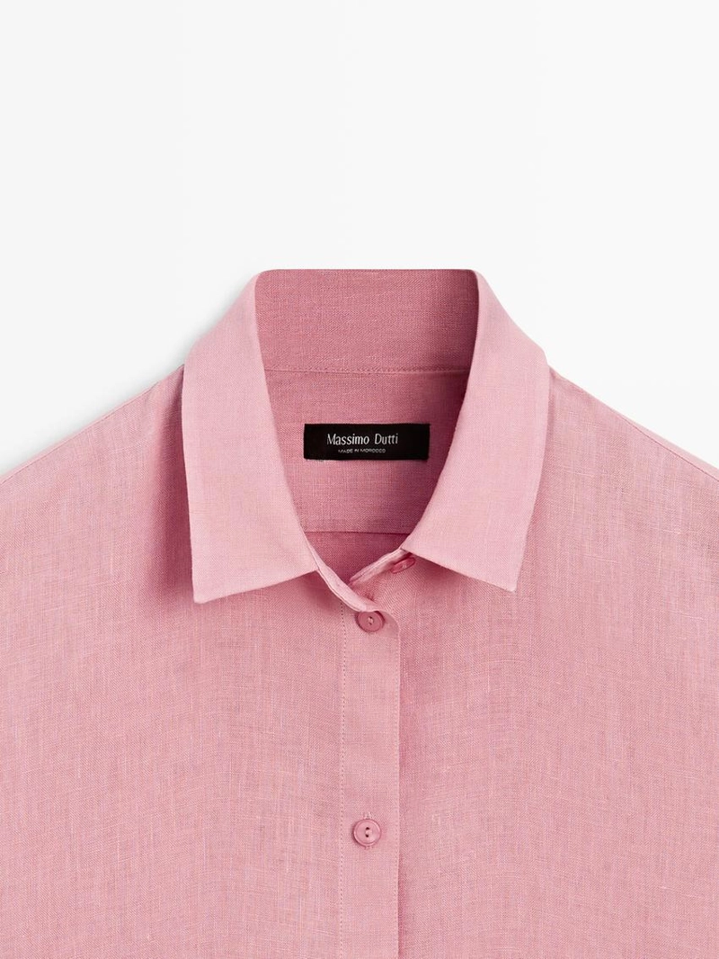 Рубашка из 100% льна flowing