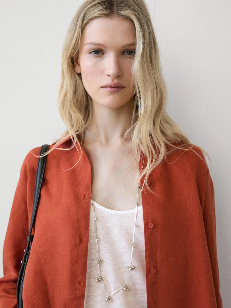 Рубашка из 100% льна