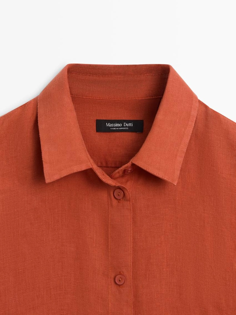 Рубашка из 100% льна