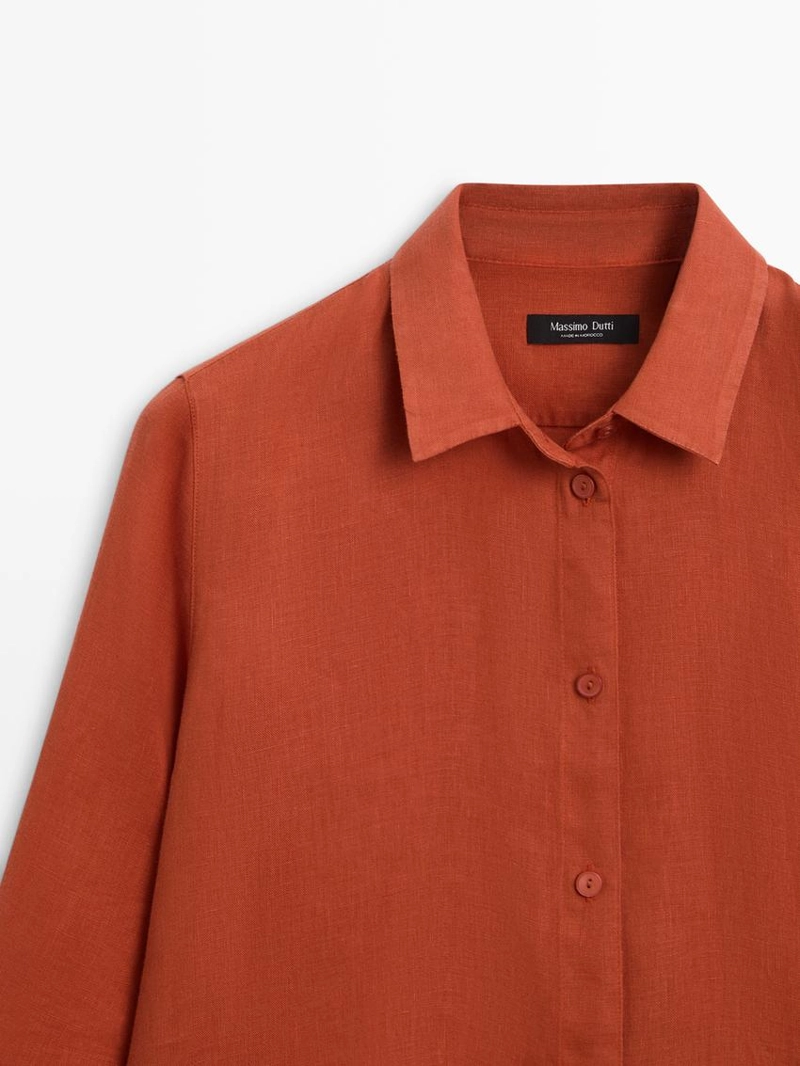 Рубашка из 100% льна