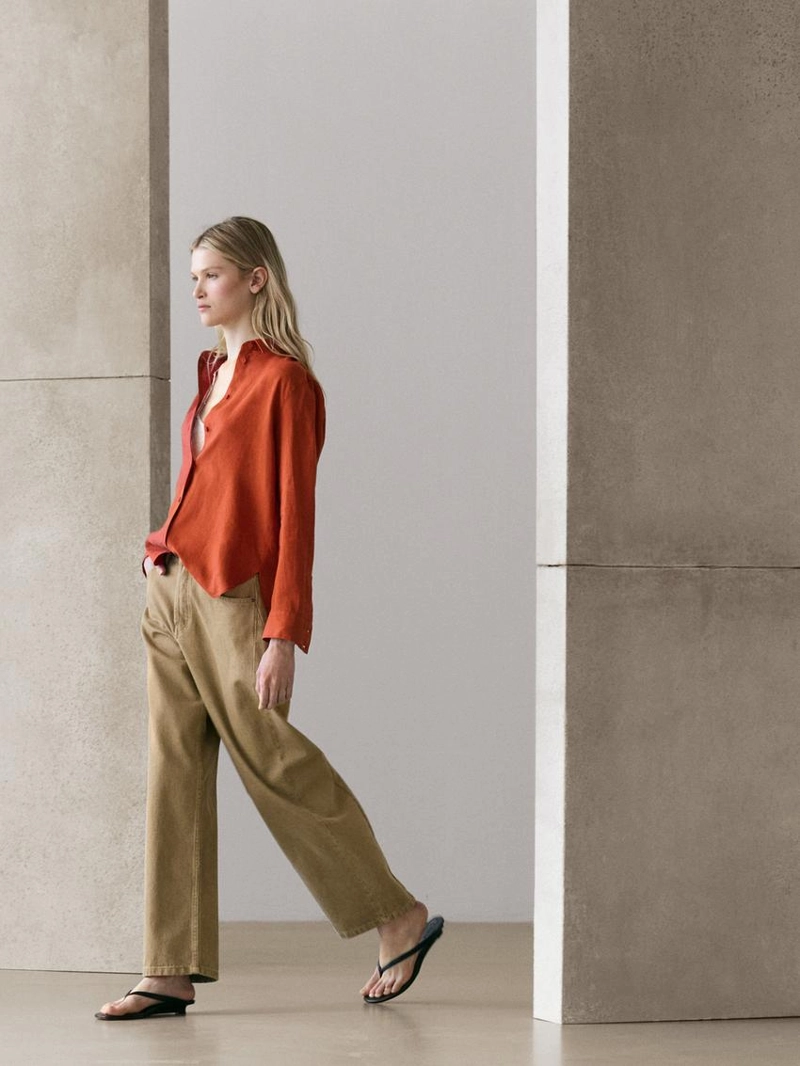 Рубашка из 100% льна