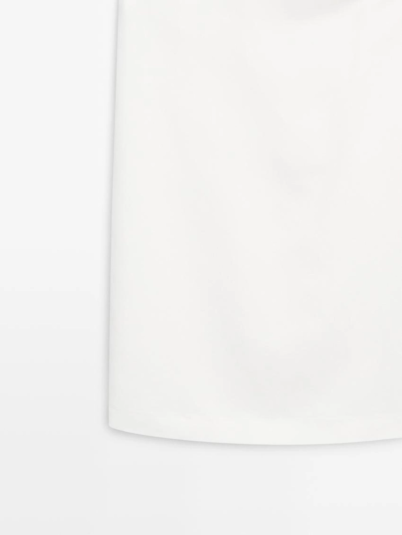 Мини-платье с деталью завязки на лямке