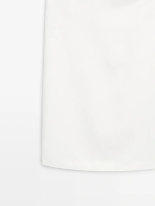 Мини-платье с деталью завязки на лямке- Заказать в России