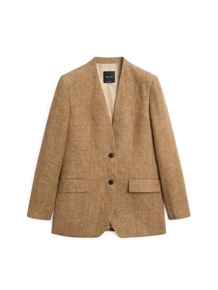 Пиджак из меланжевого льна- Заказать в России