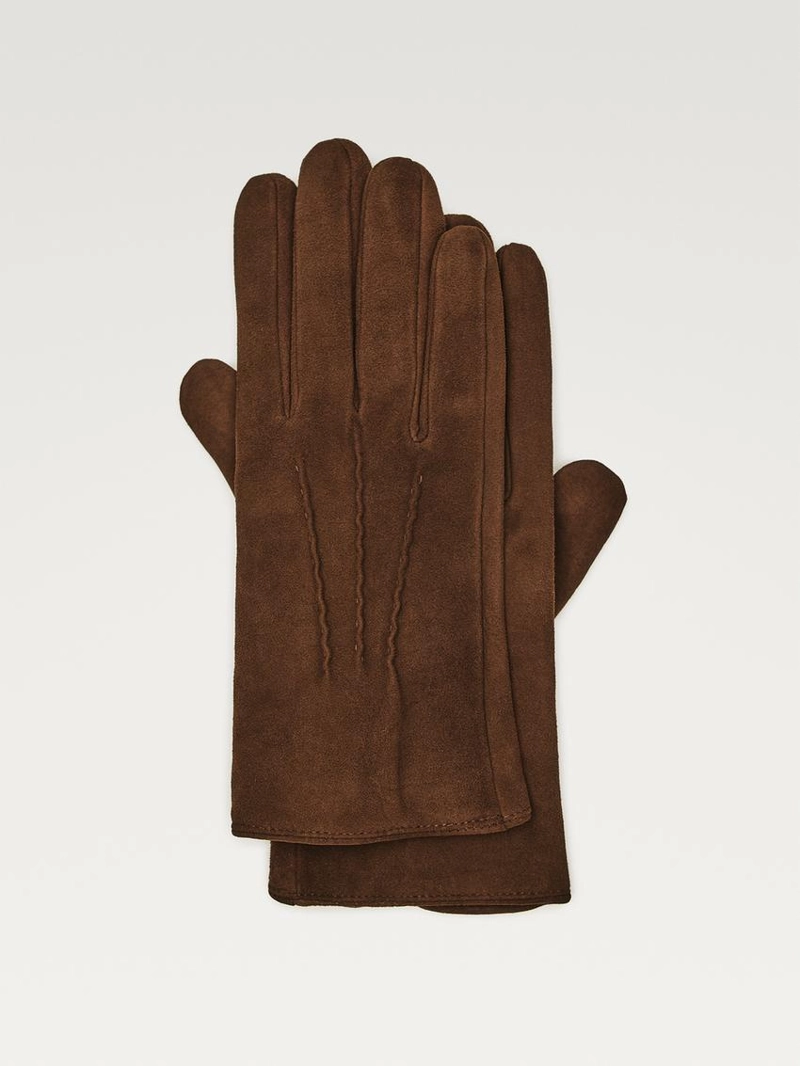 Перчатки из замши