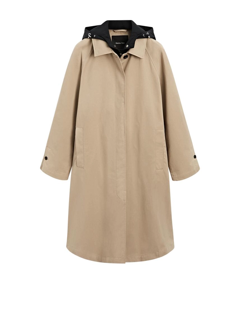 Плащ-тренч с отстёгивающимся капюшоном