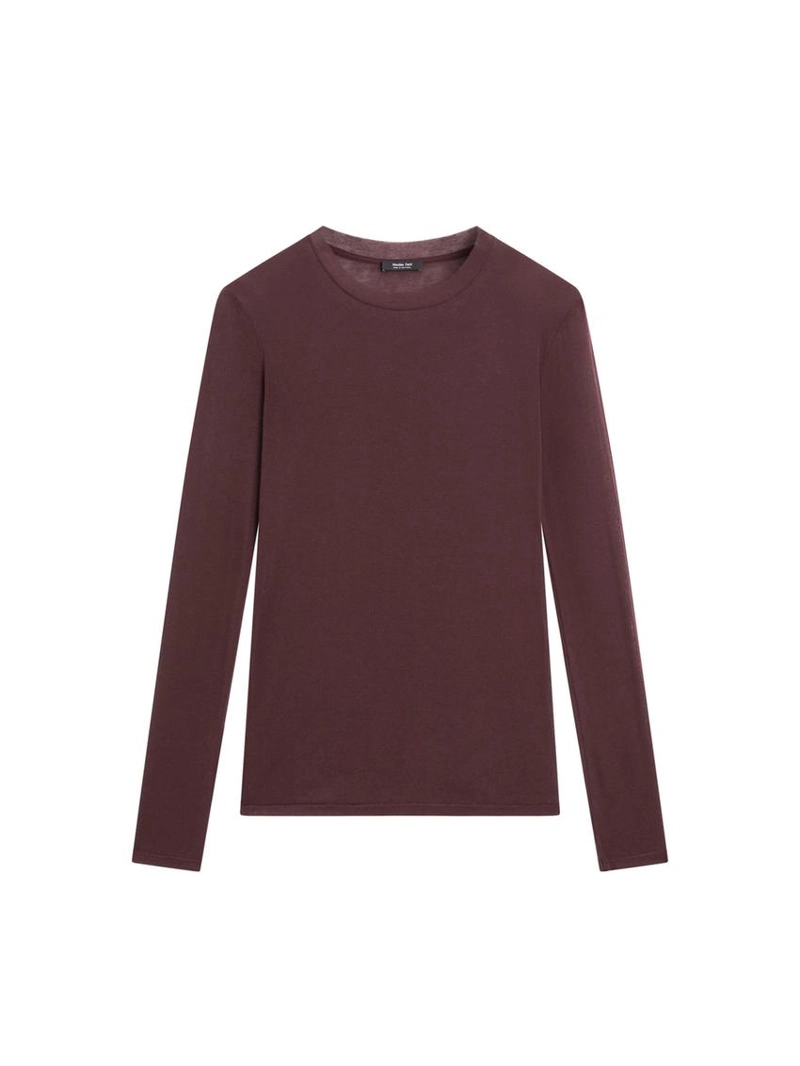 Футболка из 100% хлопка полупрозрачная с деталями воротника