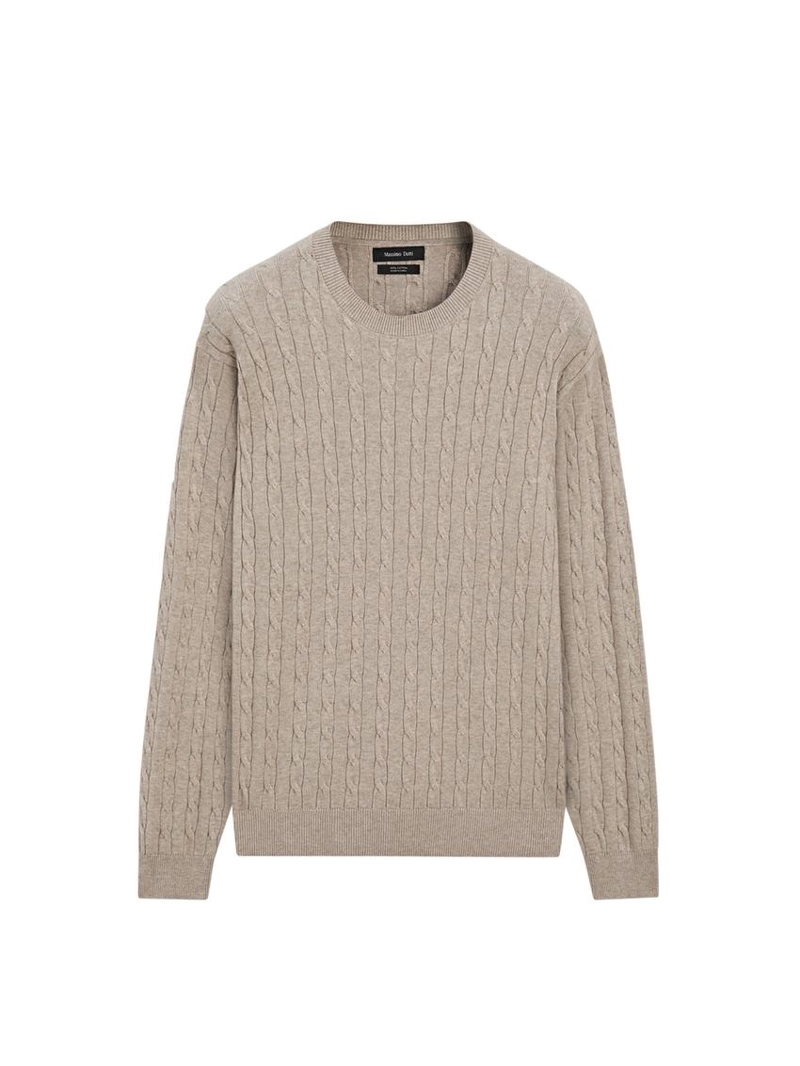 Свитер в морском стиле из хлопка