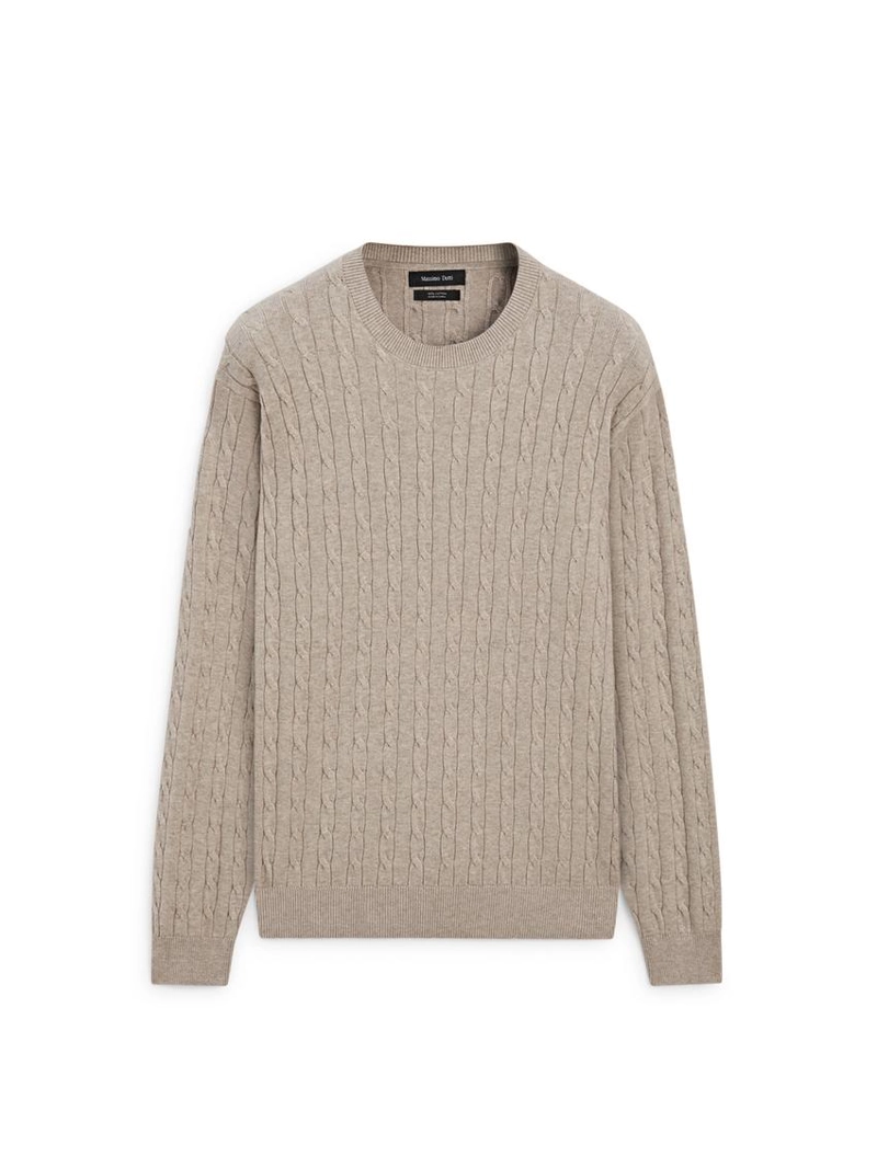 Свитер в морском стиле из хлопка