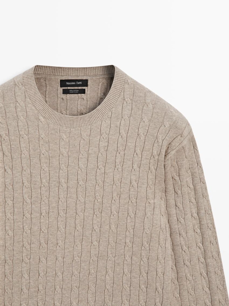 Свитер в морском стиле из хлопка