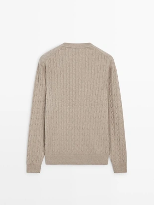 Свитер в морском стиле из хлопка- Заказать в России