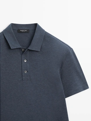 Поло из хлопка с коротким рукавом- Заказать в России