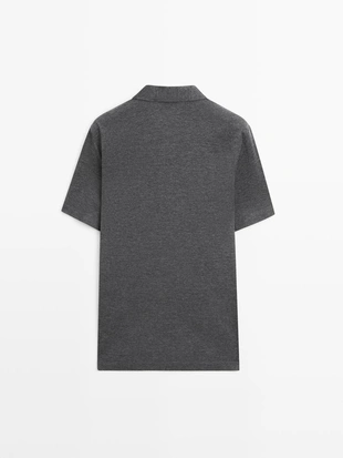 Поло из хлопка с коротким рукавом- Заказать в России