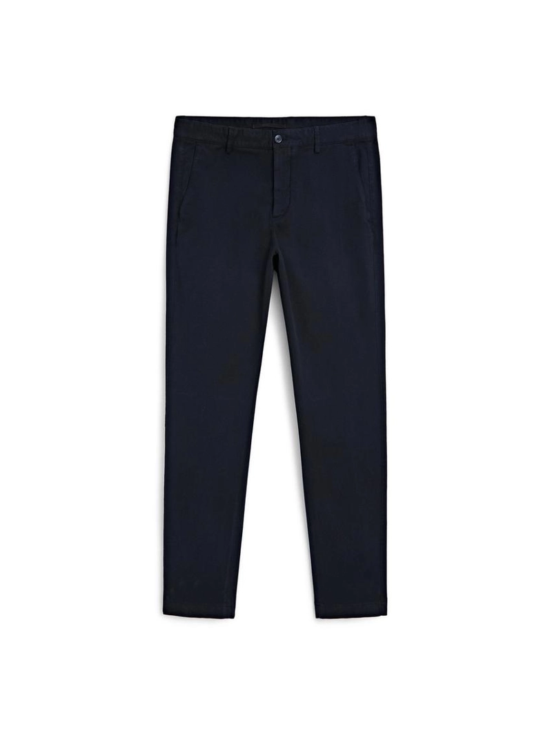 Брюки с узором из микротекстуры в зауженном крое