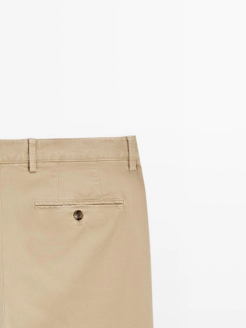 Брюки slim-fit с микротекстурой