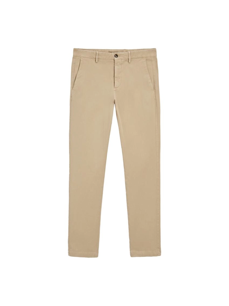 Брюки slim-fit с микротекстурой