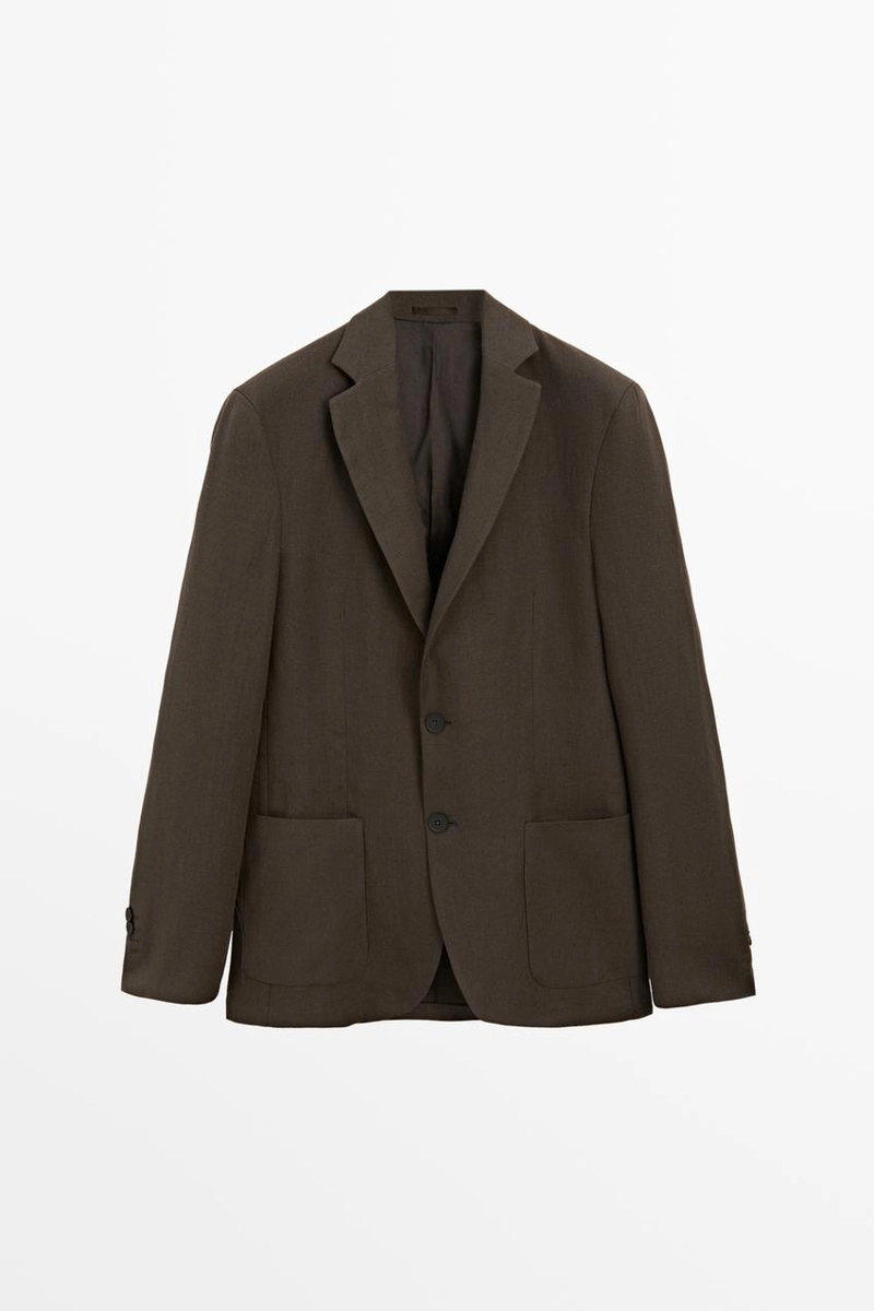 Пиджак из льна