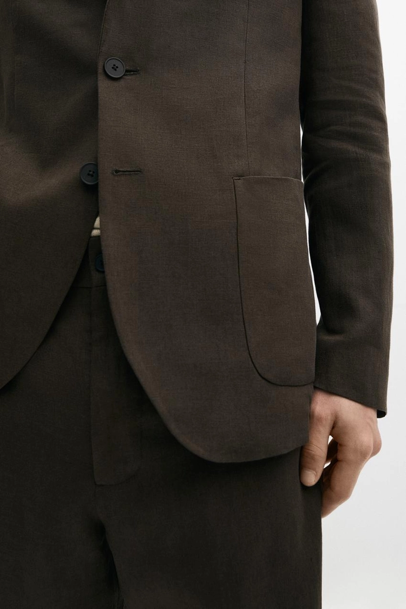 Пиджак из льна