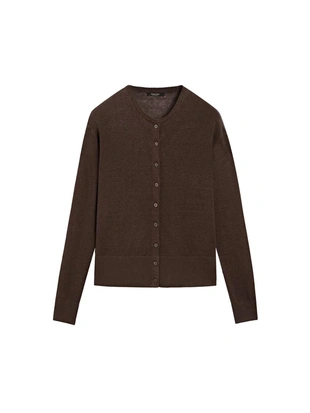 Кардиган из льна с пуговицами- Заказать в России