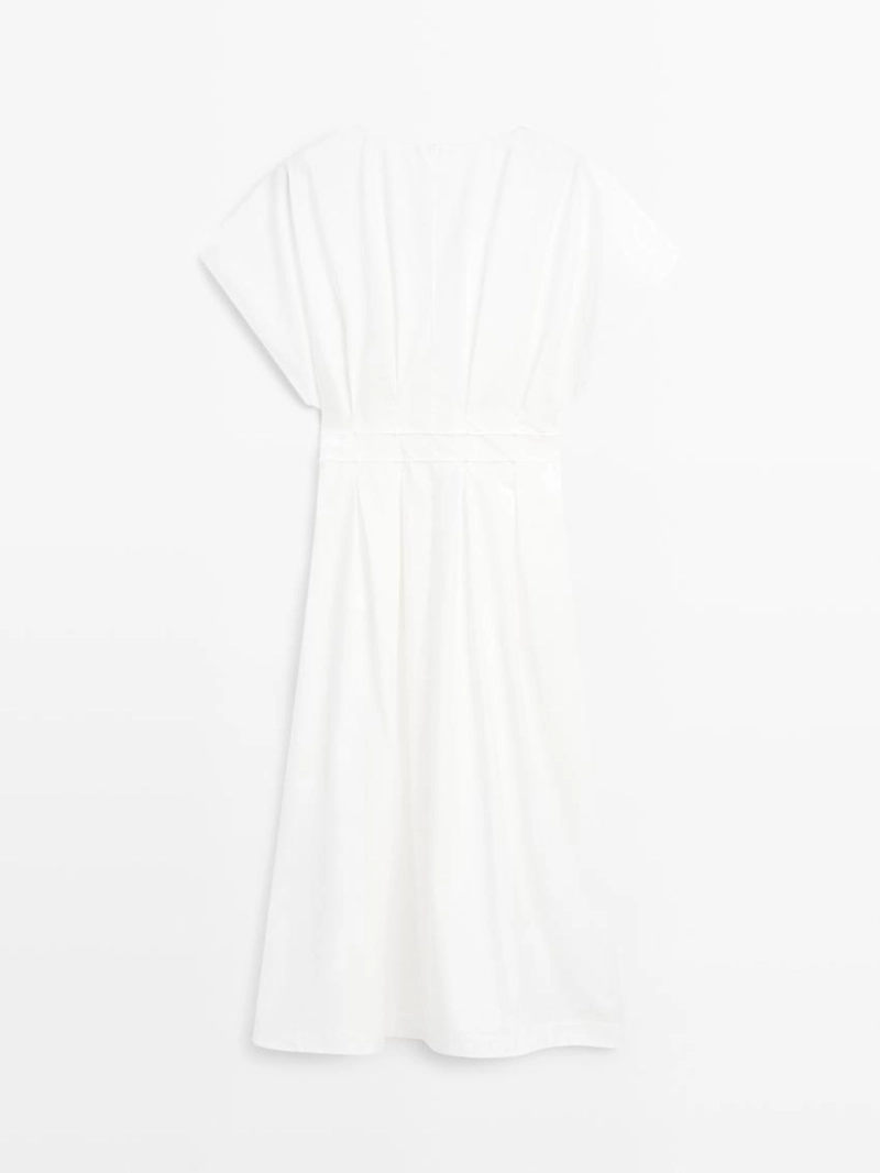 Сарафан из поплина с оборками