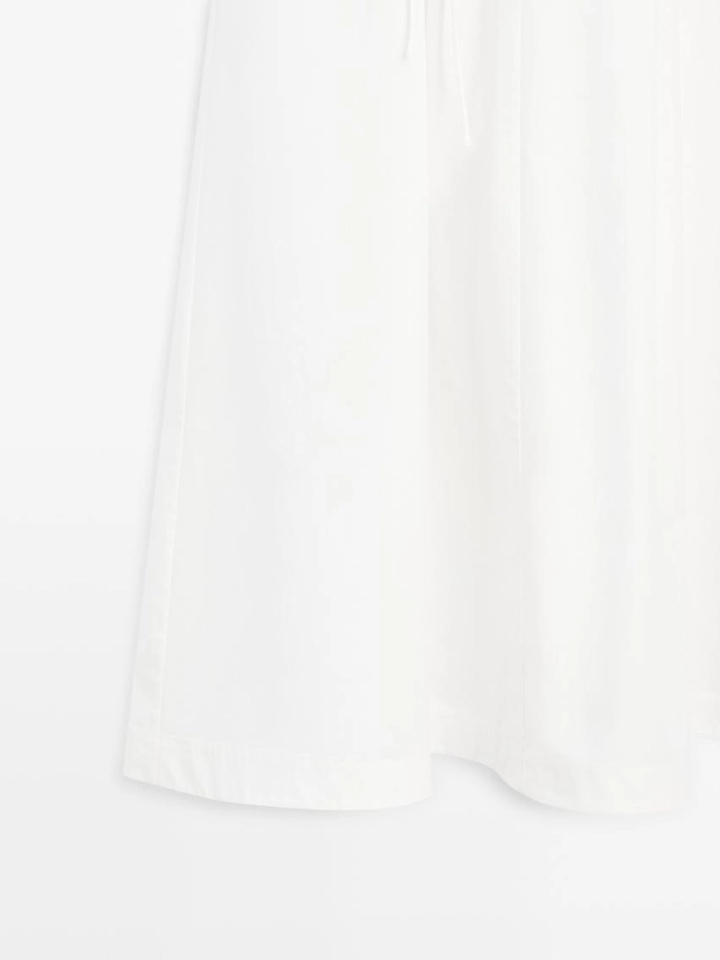 Сарафан из поплина с оборками