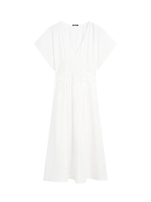 Сарафан из поплина с оборками- Заказать в России